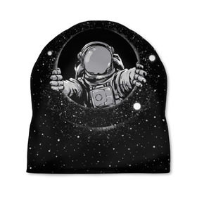 Шапка 3D с принтом Черная дыра в Екатеринбурге, 100% полиэстер | универсальный размер, печать по всей поверхности изделия | Тематика изображения на принте: astronaut | cosmonaut | cosmos | galaxy | meteor | moon | planet | space | star | universe | астронавт | бесконечность | вселенная | галактика | космонавт | космос | черная дыра