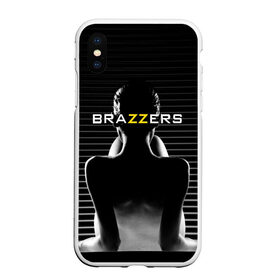 Чехол для iPhone XS Max матовый с принтом Brazzers в Екатеринбурге, Силикон | Область печати: задняя сторона чехла, без боковых панелей | brazzers