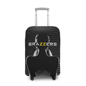 Чехол для чемодана 3D с принтом Brazzers в Екатеринбурге, 86% полиэфир, 14% спандекс | двустороннее нанесение принта, прорези для ручек и колес | brazzers
