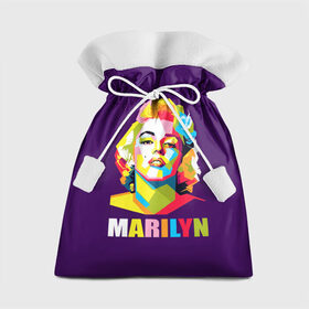 Подарочный 3D мешок с принтом Marilyn Monroe в Екатеринбурге, 100% полиэстер | Размер: 29*39 см | marilyn monroe | актриса | звезда | кино | мэрилин монро | певица