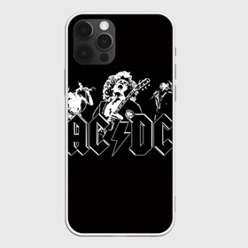 Чехол для iPhone 12 Pro с принтом AC/DC 3 в Екатеринбурге, силикон | область печати: задняя сторона чехла, без боковых панелей | 