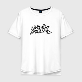 Мужская футболка хлопок Oversize с принтом UNDERGROUND в Екатеринбурге, 100% хлопок | свободный крой, круглый ворот, “спинка” длиннее передней части | graffity | hip hop | rap | underground | андеграунд | граффити | рэп | хип хоп