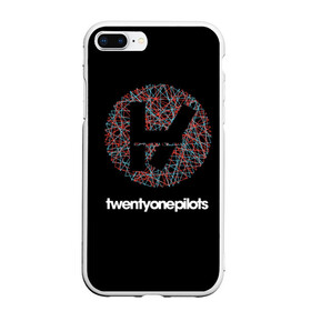 Чехол для iPhone 7Plus/8 Plus матовый с принтом Twenty one pilots в Екатеринбурге, Силикон | Область печати: задняя сторона чехла, без боковых панелей | пилот