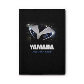 Обложка для автодокументов с принтом Yamaha в Екатеринбурге, натуральная кожа |  размер 19,9*13 см; внутри 4 больших “конверта” для документов и один маленький отдел — туда идеально встанут права | yamaha | yzf | байк | байкер | мото | мотоцикл | мотоциклист | ямаха