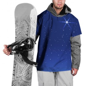 Накидка на куртку 3D с принтом Звезда пленительного счастья в Екатеринбурге, 100% полиэстер |  | Тематика изображения на принте: блеск | галактика | звёзды | космос | лучи | небо | ночь