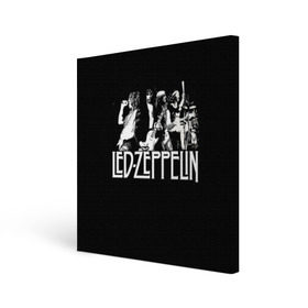 Холст квадратный с принтом Led Zeppelin 4 в Екатеринбурге, 100% ПВХ |  | led zeppelin | лед зеппелин | роберт плант