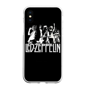 Чехол для iPhone XS Max матовый с принтом Led Zeppelin 4 в Екатеринбурге, Силикон | Область печати: задняя сторона чехла, без боковых панелей | led zeppelin | лед зеппелин | роберт плант