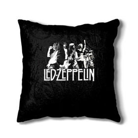 Подушка 3D с принтом Led Zeppelin 4 в Екатеринбурге, наволочка – 100% полиэстер, наполнитель – холлофайбер (легкий наполнитель, не вызывает аллергию). | состоит из подушки и наволочки. Наволочка на молнии, легко снимается для стирки | led zeppelin | лед зеппелин | роберт плант