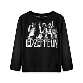 Детский лонгслив 3D с принтом Led Zeppelin 4 в Екатеринбурге, 100% полиэстер | длинные рукава, круглый вырез горловины, полуприлегающий силуэт
 | led zeppelin | лед зеппелин | роберт плант