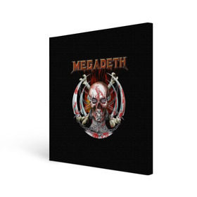 Холст квадратный с принтом Megadeth 5 в Екатеринбурге, 100% ПВХ |  | Тематика изображения на принте: megadeth | дирк вербурен | дэвид эллефсон | дэйв мастейн | кико лоурейро | мегадэт