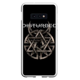 Чехол для Samsung S10E с принтом Disturbed 2 в Екатеринбурге, Силикон | Область печати: задняя сторона чехла, без боковых панелей | disturbed | donegan | draiman | moyer | wengren | венгрен | дистурбед | дониган | дрейман | мойер | хард рок