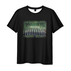 Мужская футболка 3D с принтом Megadeth в Екатеринбурге, 100% полиэфир | прямой крой, круглый вырез горловины, длина до линии бедер | Тематика изображения на принте: dave | megadeth | metal | mustaine | rattlehead | rock | thrash | vic | дейв | мастейн | мегадет | метал | рок | треш