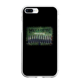 Чехол для iPhone 7Plus/8 Plus матовый с принтом Megadeth в Екатеринбурге, Силикон | Область печати: задняя сторона чехла, без боковых панелей | dave | megadeth | metal | mustaine | rattlehead | rock | thrash | vic | дейв | мастейн | мегадет | метал | рок | треш