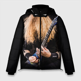 Мужская зимняя куртка 3D с принтом Dave Mustaine в Екатеринбурге, верх — 100% полиэстер; подкладка — 100% полиэстер; утеплитель — 100% полиэстер | длина ниже бедра, свободный силуэт Оверсайз. Есть воротник-стойка, отстегивающийся капюшон и ветрозащитная планка. 

Боковые карманы с листочкой на кнопках и внутренний карман на молнии. | dave | megadeth | metal | mustaine | rattlehead | rock | thrash | vic | дейв | мастейн | мегадет | метал | рок | треш
