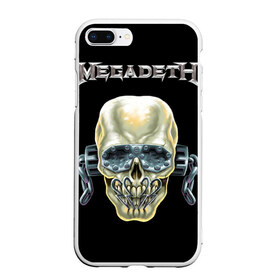 Чехол для iPhone 7Plus/8 Plus матовый с принтом Megadeth в Екатеринбурге, Силикон | Область печати: задняя сторона чехла, без боковых панелей | dave | megadeth | metal | mustaine | rattlehead | rock | thrash | vic | дейв | мастейн | мегадет | метал | рок | треш
