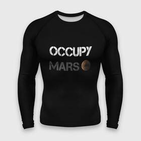 Мужской рашгард 3D с принтом Захвати Марс в Екатеринбурге,  |  | mars | space x | илон маск | марс | планеты | спэйс икс