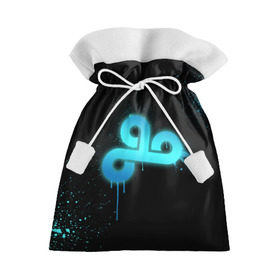Подарочный 3D мешок с принтом cs:go - Cloud 9 (Black collection) в Екатеринбурге, 100% полиэстер | Размер: 29*39 см | cloud9 | cs | csgo | го | кс