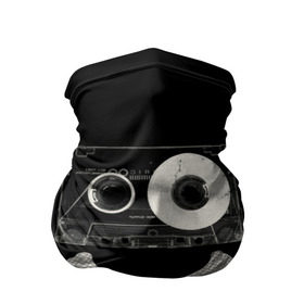 Бандана-труба 3D с принтом Pirate Music в Екатеринбурге, 100% полиэстер, ткань с особыми свойствами — Activecool | плотность 150‒180 г/м2; хорошо тянется, но сохраняет форму | 80s | 90s | bone | dance | disco | music | pirate | retro | skelet | skull | tape | диско | кассета | кости | музыка | пират | ретро | скелет | череп