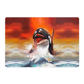 Магнитный плакат 3Х2 с принтом Касатка в Екатеринбурге, Полимерный материал с магнитным слоем | 6 деталей размером 9*9 см | Тематика изображения на принте: art | blood | bright | color | creative | fantasy | ocean | orca whale | paint | picture | predator | sea | искусство | картина | касатка | кит | краски | кровь | море | океан | творчество | фантазия | хищник | цвет | яркие