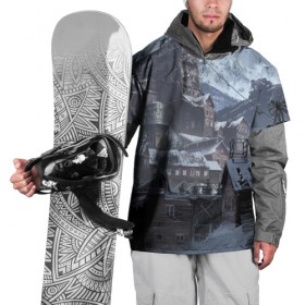 Накидка на куртку 3D с принтом Tomb Raider в Екатеринбурге, 100% полиэстер |  | лара крофт | расхитительница гробниц