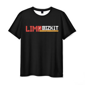 Мужская футболка 3D с принтом Limp Bizkit в Екатеринбурге, 100% полиэфир | прямой крой, круглый вырез горловины, длина до линии бедер | Тематика изображения на принте: fred durst | limp bizkit | лим бискит | фред дерст