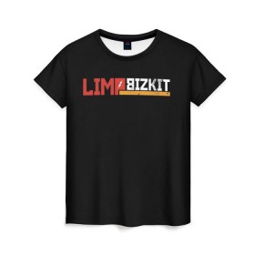 Женская футболка 3D с принтом Limp Bizkit в Екатеринбурге, 100% полиэфир ( синтетическое хлопкоподобное полотно) | прямой крой, круглый вырез горловины, длина до линии бедер | fred durst | limp bizkit | лим бискит | фред дерст