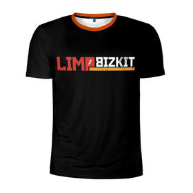 Мужская футболка 3D спортивная с принтом Limp Bizkit в Екатеринбурге, 100% полиэстер с улучшенными характеристиками | приталенный силуэт, круглая горловина, широкие плечи, сужается к линии бедра | fred durst | limp bizkit | лим бискит | фред дерст