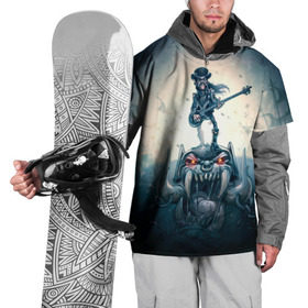 Накидка на куртку 3D с принтом Моторхэд в Екатеринбурге, 100% полиэстер |  | Тематика изображения на принте: motorhead | моторхэд