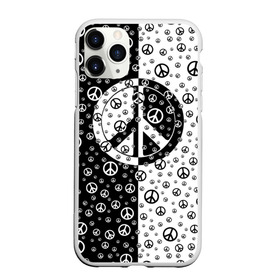 Чехол для iPhone 11 Pro Max матовый с принтом Peace Symbol в Екатеринбурге, Силикон |  | Тематика изображения на принте: love | peace | symbol | знак | любовь | мир | пацифик | пацифика | сигнал | символ | хиппи