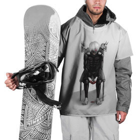 Накидка на куртку 3D с принтом Tokyo Ghoul в Екатеринбурге, 100% полиэстер |  | Тематика изображения на принте: anime | ghoul | tokyo | tokyo ghoul | гуль