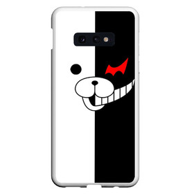 Чехол для Samsung S10E с принтом Monokuma в Екатеринбурге, Силикон | Область печати: задняя сторона чехла, без боковых панелей | danganronpa | monokuma | данганронпа