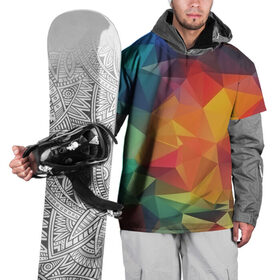 Накидка на куртку 3D с принтом Цветные полигоны в Екатеринбурге, 100% полиэстер |  | абстракция | бумага | геометрия | грани | изгиб | линии | оптические | полигоны | полосы | постель | розовый | сочетания | текстура | треугольники