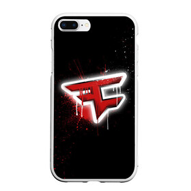 Чехол для iPhone 7Plus/8 Plus матовый с принтом csgo - Faze clan (Black collection) в Екатеринбурге, Силикон | Область печати: задняя сторона чехла, без боковых панелей | black | clan | csgo | faze | ксго | фейз