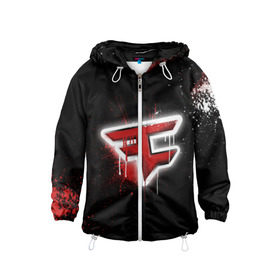 Детская ветровка 3D с принтом cs:go - Faze clan (Black collection) в Екатеринбурге, 100% полиэстер | подол и капюшон оформлены резинкой с фиксаторами, по бокам два кармана без застежек, один потайной карман на груди | black | clan | csgo | faze | ксго | фейз