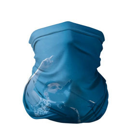 Бандана-труба 3D с принтом Blue в Екатеринбурге, 100% полиэстер, ткань с особыми свойствами — Activecool | плотность 150‒180 г/м2; хорошо тянется, но сохраняет форму | skillet