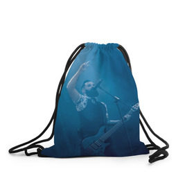Рюкзак-мешок 3D с принтом Blue в Екатеринбурге, 100% полиэстер | плотность ткани — 200 г/м2, размер — 35 х 45 см; лямки — толстые шнурки, застежка на шнуровке, без карманов и подкладки | skillet