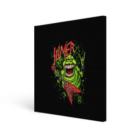 Холст квадратный с принтом SLIMER в Екатеринбурге, 100% ПВХ |  | slayer | слейер