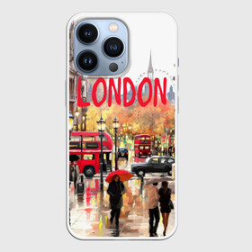 Чехол для iPhone 13 Pro с принтом Улицы Лондона в Екатеринбурге,  |  | england | london | united kingdom | англия | великобритания | город | лондон