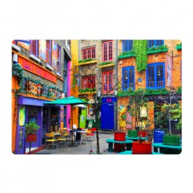 Магнитный плакат 3Х2 с принтом Улицы Лондона в Екатеринбурге, Полимерный материал с магнитным слоем | 6 деталей размером 9*9 см | bright | city | color | courtyard | england | london | paint | street | united kingdom | англия | великобритания | город | дворик | краски | лондон | улица | цвет | яркие