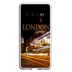 Чехол для Samsung Galaxy S10 с принтом Улицы Лондона в Екатеринбурге, Силикон | Область печати: задняя сторона чехла, без боковых панелей | city | england | lights | london | night | street | united kingdom | англия | великобритания | город | лондон | ночь | огни | улица