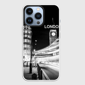 Чехол для iPhone 13 Pro с принтом Улицы Лондона в Екатеринбурге,  |  | Тематика изображения на принте: england | lights | london | night | street | united kingdom | англия | великобритания | лондон | ночь | огни | улица