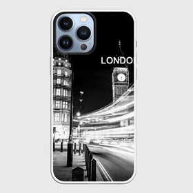 Чехол для iPhone 13 Pro Max с принтом Улицы Лондона в Екатеринбурге,  |  | Тематика изображения на принте: england | lights | london | night | street | united kingdom | англия | великобритания | лондон | ночь | огни | улица