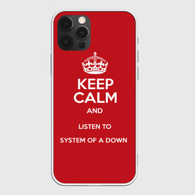 Чехол для iPhone 12 Pro Max с принтом Keep Calm SOAD в Екатеринбурге, Силикон |  | soad | system of a down