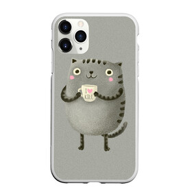 Чехол для iPhone 11 Pro матовый с принтом Cat Love Kill в Екатеринбурге, Силикон |  | animal | beast | cat | feline | kill | kitty | love | meow | взгляд | животное | зверь | кот | котенок | котик | кофе | кошка | любовь | мяу | чай