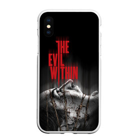 Чехол для iPhone XS Max матовый с принтом The Evil Within в Екатеринбурге, Силикон | Область печати: задняя сторона чехла, без боковых панелей | evil | horror | зло | ужас | хоррор