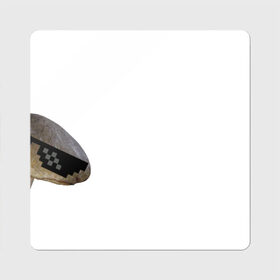 Магнит виниловый Квадрат с принтом Это Рязань в Екатеринбурге, полимерный материал с магнитным слоем | размер 9*9 см, закругленные углы | rzn | гриб | грибы | детка | очки | рзн | рязань | тренд
