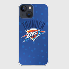 Чехол для iPhone 13 mini с принтом Оклахома в Екатеринбурге,  |  | nba | oklahoma | oks | thunder | баскетбол | нба