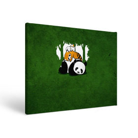 Холст прямоугольный с принтом Милая панда в Екатеринбурге, 100% ПВХ |  | Тематика изображения на принте: большая | джунгли | енот | зайка | милая | панда | пушистая