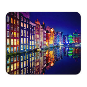 Коврик прямоугольный с принтом Амстердама, Нидерланды в Екатеринбурге, натуральный каучук | размер 230 х 185 мм; запечатка лицевой стороны | amsterdam | boat | bright | color | lights | night | pier | rainbow | reflection | the city | the netherlands | the strait | water | амстердама | вода | город | лодка | нидерланды | ночь | огни | отражение | причал | пролив | радуга | цвет | яркий