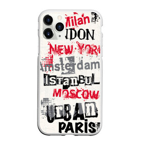 Чехол для iPhone 11 Pro матовый с принтом Города в Екатеринбурге, Силикон |  | amsterdam | istanbul | london | moscow | new york | paris | urban | амстердам | лондон | москва | нью йорк | париж | стамбул